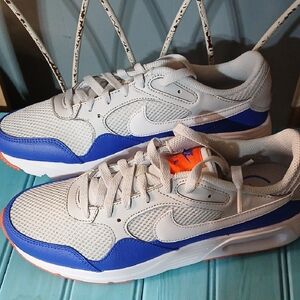 NWOT Nike Air Max Blue and White Sneakers